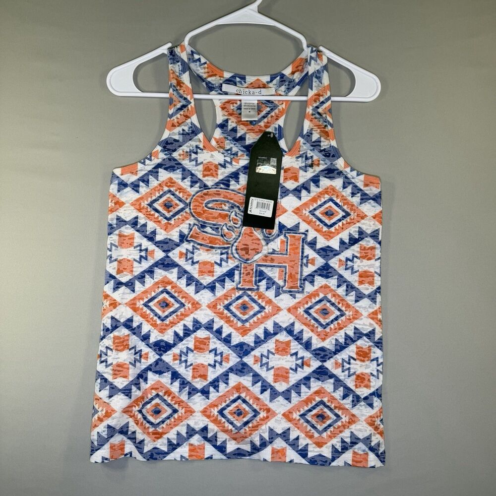 Chicka-d Women's Tank Top - Multicolor- Size Medium New W/Tags